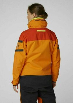Casaco Helly Hansen W Skagen Offshore Jacket Blaze Orange M - 5