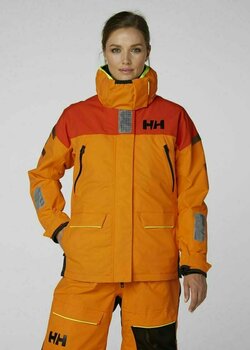 Jacke Helly Hansen W Skagen Offshore Jacket Blaze Orange XL Damen Segeljacke - 4