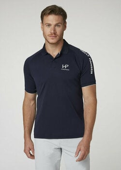 Hemd Helly Hansen HP Ocean Polo Hemd Navy S - 3