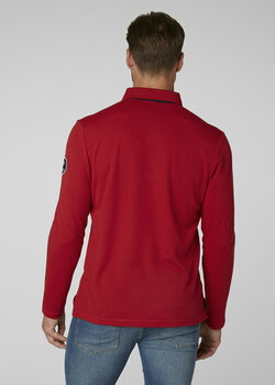 T-Shirt Helly Hansen Skagen Quickdry Rugger T-Shirt Red L - 4