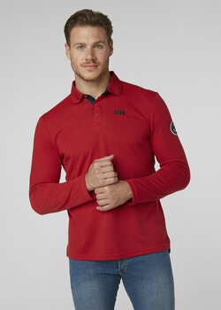 Camisa Helly Hansen Skagen Quickdry Rugger Camisa Red M - 3