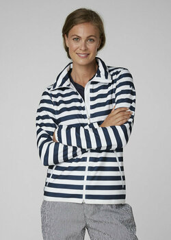 Jachetă Helly Hansen W Naiad Fleece Jachetă Evening Blue Stripe XL - 3