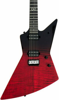 Electric guitar Chapman Guitars Ghost Fret Black Blood V2 - 4