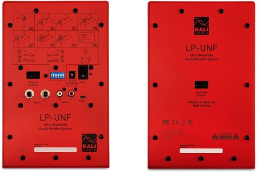 Активен студиен монитор Kali Audio LP-UNF Red Активен студиен монитор 2 бр. - 2