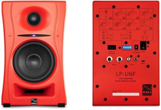 Активен студиен монитор Kali Audio LP-UNF Red Активен студиен монитор 2 бр. - 5