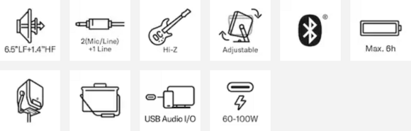 Sistem PA cu baterie Yamaha  STAGEPAS 100 BTR mk2 Sistem PA cu baterie - 11