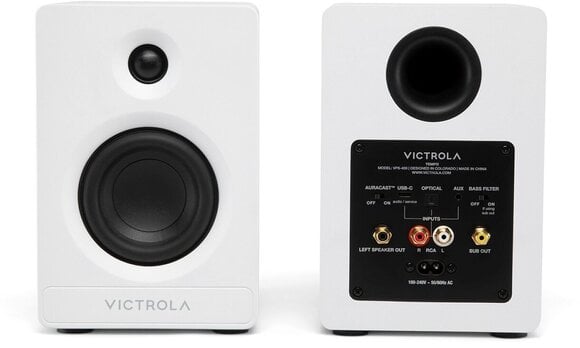 HiFi-Regallautsprecher
 Victrola VPS-400 Tempo HiFi-Regallautsprecher White 2 stk - 7