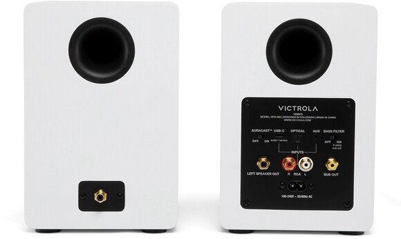 HiFi-Regallautsprecher
 Victrola VPS-400 Tempo HiFi-Regallautsprecher White 2 stk - 8