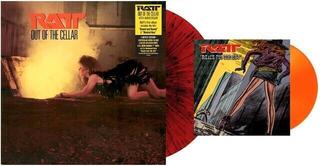 Disque vinyle Ratt - Out Of The Cellar (Anniversary/Limited Edition) (Red & Black Splatter/Neon Orange Coloured) (12" LP + 7" SP) - 1