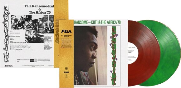 Hanglemez Fela Kuti - Afrodisiac (45 RPM) (Anniversary Edition) (Green & Red Marble Coloured) (LP) - 2