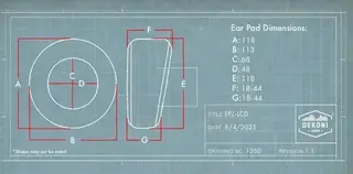 Náušníky Dekoni Audio EPZ-LCD-CHS Náušníky Black 2 ks - 4