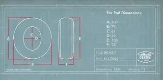 Náušníky Dekoni Audio EPZ-K371-ELVL Náušníky Black 2 ks - 4