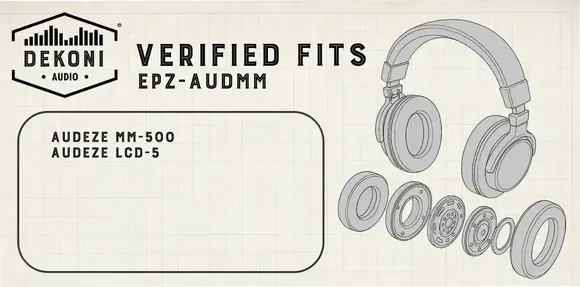 Náušníky Dekoni Audio EPZ-AUDMM-HYB Náušníky Black 2 ks - 7