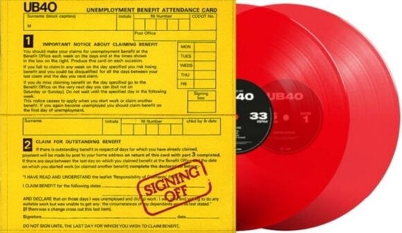 Disc de vinil UB40 - Signing Off (Reissue) (Limited Edition) (Translucent Red Coloured) (2 LP) - 2