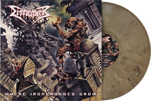 LP plošča Dismember - Where Ironcrosses Grow (Reissue) (Sand Marbled Coloured) (LP) - 2