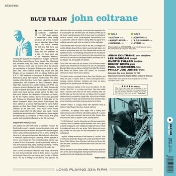 LP ploča John Coltrane - Blue Train (Limited Edition) (Crystal Clear Coloured) (180 g) (LP) - 2