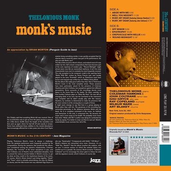 LP ploča Thelonious Monk Septet - Monk's Music (Limited Edition) (Blue Coloured) (180 g) (LP) - 2