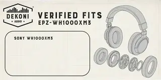 Jastučići za uši za slušalice Dekoni Audio EPZ-WH1000Xm3-CHS Jastučići za uši za slušalice Black 2 kom - 5