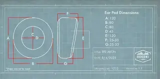 Náušníky Dekoni Audio EPZ-AEON-SK Náušníky Black 2 ks - 3