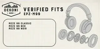 Náušníky Dekoni Audio EPZ-M99-SK Náušníky Black 2 ks - 5