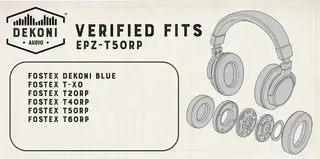 Náušníky Dekoni Audio EPZ-T50RP-SK Náušníky Black 2 ks - 6