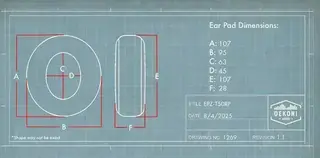 Náušníky Dekoni Audio EPZ-T50RP-ELVL Náušníky Black 2 ks - 4