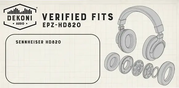 Tampoane căști Dekoni Audio EPZ-HD820-SK Tampoane căști Black 2 buc. - 5