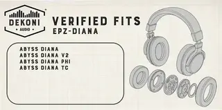 Наушниците за слушалки Dekoni Audio EPZ-DIANA-FNSK Наушниците за слушалки Black 2 бр. - 5