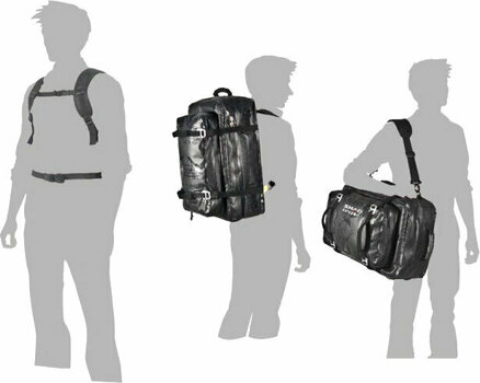 Раница за мотористи / Чантa за кръст за мотори Shad Waterproof Travel Bag 55 L - 3