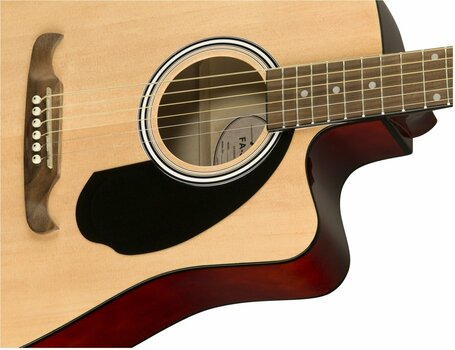 Guitare Dreadnought acoustique-électrique Fender FA-125CE Natural - 4