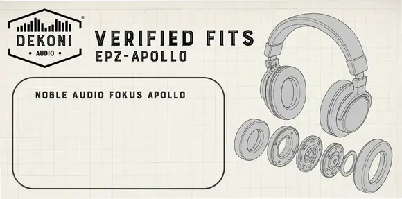 Jastučići za uši za slušalice Dekoni Audio EPZ-APOLLO-SD Jastučići za uši za slušalice Black (Kao novo) - 13