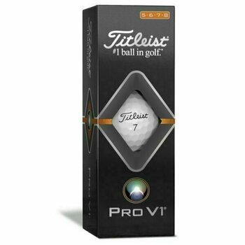 Golf žogice Titleist Pro V1 High Numbers 2019 Dz - 2