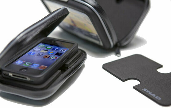 Pouzdro na motorku / Držák na mobil, GPS Shad Phone case 4,3'' Mirror - 2