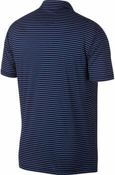 Pikétröja Nike Dry Essential Stripe Mens Polo Shirt Blue Void/Flat Silver M - 2