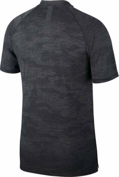 Camiseta polo Nike TW Vapor Zonal Cooling Camo Mens Polo Anthracite/Black L - 2