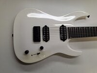 Jackson JS Series JS32-7 Dinky DKA HT AH Snow White Guitare électrique