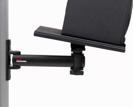 Suporte para monitores de estúdio Gator Frameworks ID Series Creator Tree Speaker Tray Suporte para monitores de estúdio - 5