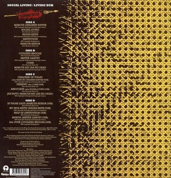 Vinyl Record Burning Spear - Social Living / Living Dub (Reissue) (180 g) (2 LP) - 2
