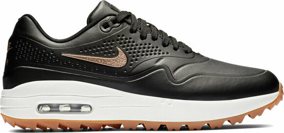 Chaussures de golf pour femmes Nike Air Max 1G Chaussures de Golf Femmes Black/Metallic Red US 8,5 - 2