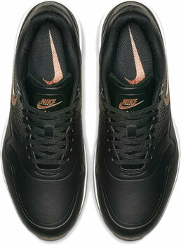 Golfskor för dam Nike Air Max 1G Womens Golf Shoes Black/Metallic Red US 8,5 - 5
