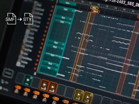 Keyboard s dynamikou Yamaha PSR-E483 Keyboard s dynamikou Black - 10