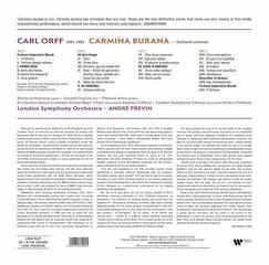 Vinylskiva Carl Orff & André Previn - Carmina Burana (2 LP) - 2