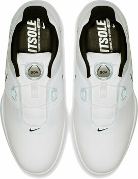 Chaussures de golf pour hommes Nike Vapor Pro White/Black/Volt 44 - 4
