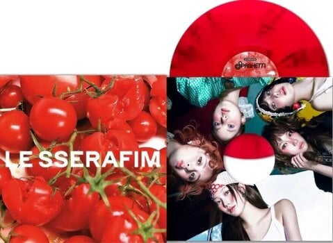 Disc de vinil Le Sserafim - 1st Single Album ‘SPAGHETTI’ Vinyl: TOMATO RED Version (LP) - 2
