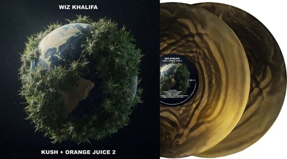 LP platňa Wiz Khalifa - Kush + Orange Juice 2 (Black/Gold Marble Coloured) (2 LP) - 2