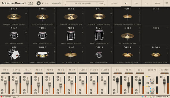 VST Instrument XLN Audio Addictive Drums 2: Hip Hop and Gospel Collection (Digital product) - 3