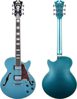 Gitara semi-akustyczna D'Angelico Premier SS 2019 Ocean Turquoise - 4
