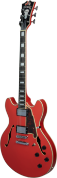 Halbresonanz-Gitarre D'Angelico Premier DC 2019 Fiesta Red - 3