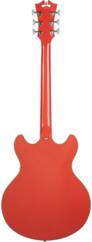 Guitarra semi-acústica D'Angelico Premier DC 2019 Fiesta Red - 5