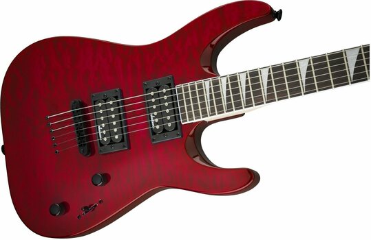 Elektromos gitár Jackson JS32TQ Dinky Transparent Red - 3